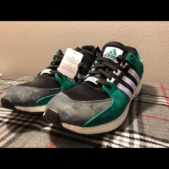 Adidas eqt support ultra boost green black sz13 - Picture 3 of 8